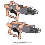 Hard_Oblique Partner Plank_Partner Workout