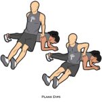 Hard_Plank Dips_Partner Workout