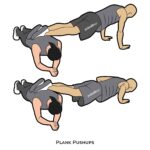 Hard_Plank Pushups_Partner Workout