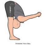 Inverted pose_Standing Yoga Seal_yoga