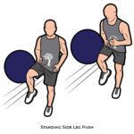 Lower Body_Standing Side Leg Push_body ball