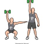 Lower body_Overhead Squat_dumbbell