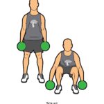Lower body_Squat_dumbbell