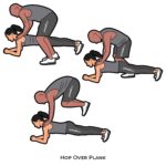 Moderate_Hop Over Plank_Partner Workout