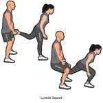 Moderate_Lunge Squat_Partner Workout