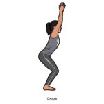 Standing pose_Chair_yoga