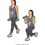 Total body_Lunge and Curl_dumbbell