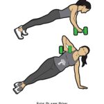 Total body_Side Plank Row_dumbbell