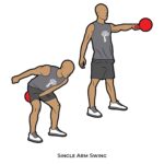 Total body_Single Arm Swing_Kettle bells
