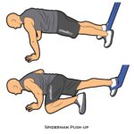 Total body_Spiderman Push-up_suspension