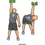 Total body_Windmill_dumbbell