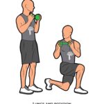 Total body_lunge and rotation_dumbbell
