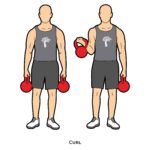 Upper body_Curl_Kettle bells