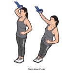 Upper body_One Arm Curl_suspension