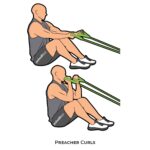 Upper body_Preacher Curls_resistance band_c