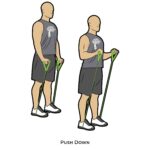 Upper body_Push Down_resistance band_c