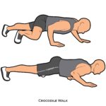 Warm-up_Crocodile Walk_bodyweight